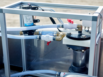 Flow through measurement system, Image courtesy Finnish Environment Institute